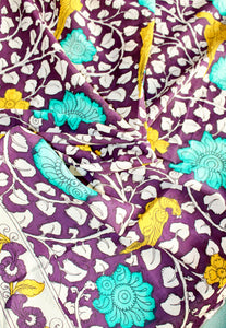 Cotton kalamkari blouse fabric