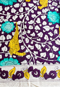 Cotton kalamkari blouse fabric