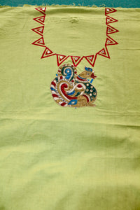 Cotton set with Kalamkari Applique
