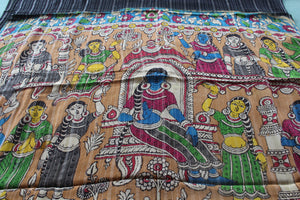 Georgette kalamkari sari