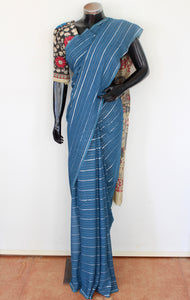 Georgette kalamkari sari