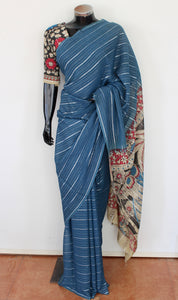 Georgette kalamkari sari