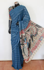 Georgette kalamkari sari