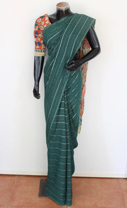 Georgette kalamkari sari