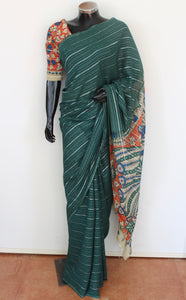 Georgette kalamkari sari