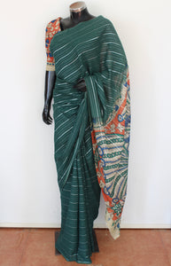 Georgette kalamkari sari