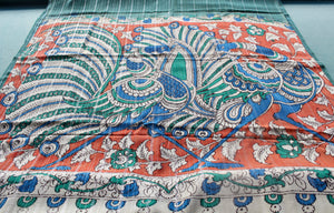 Georgette kalamkari sari