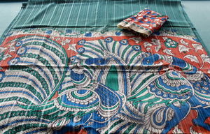 Georgette kalamkari sari