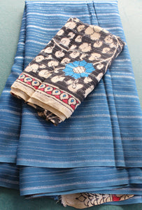 Georgette kalamkari sari