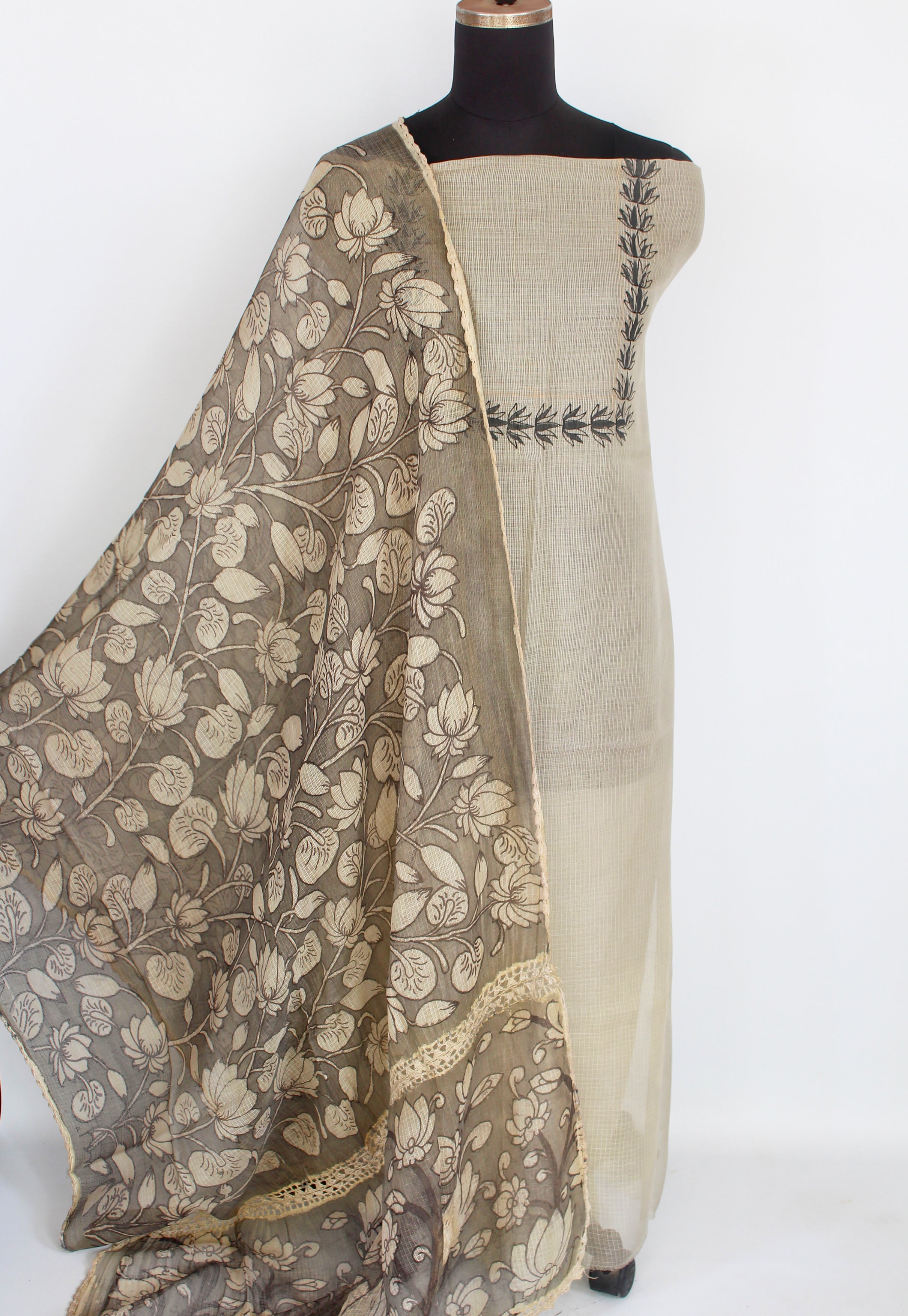 Kota kalamkari duppatta set