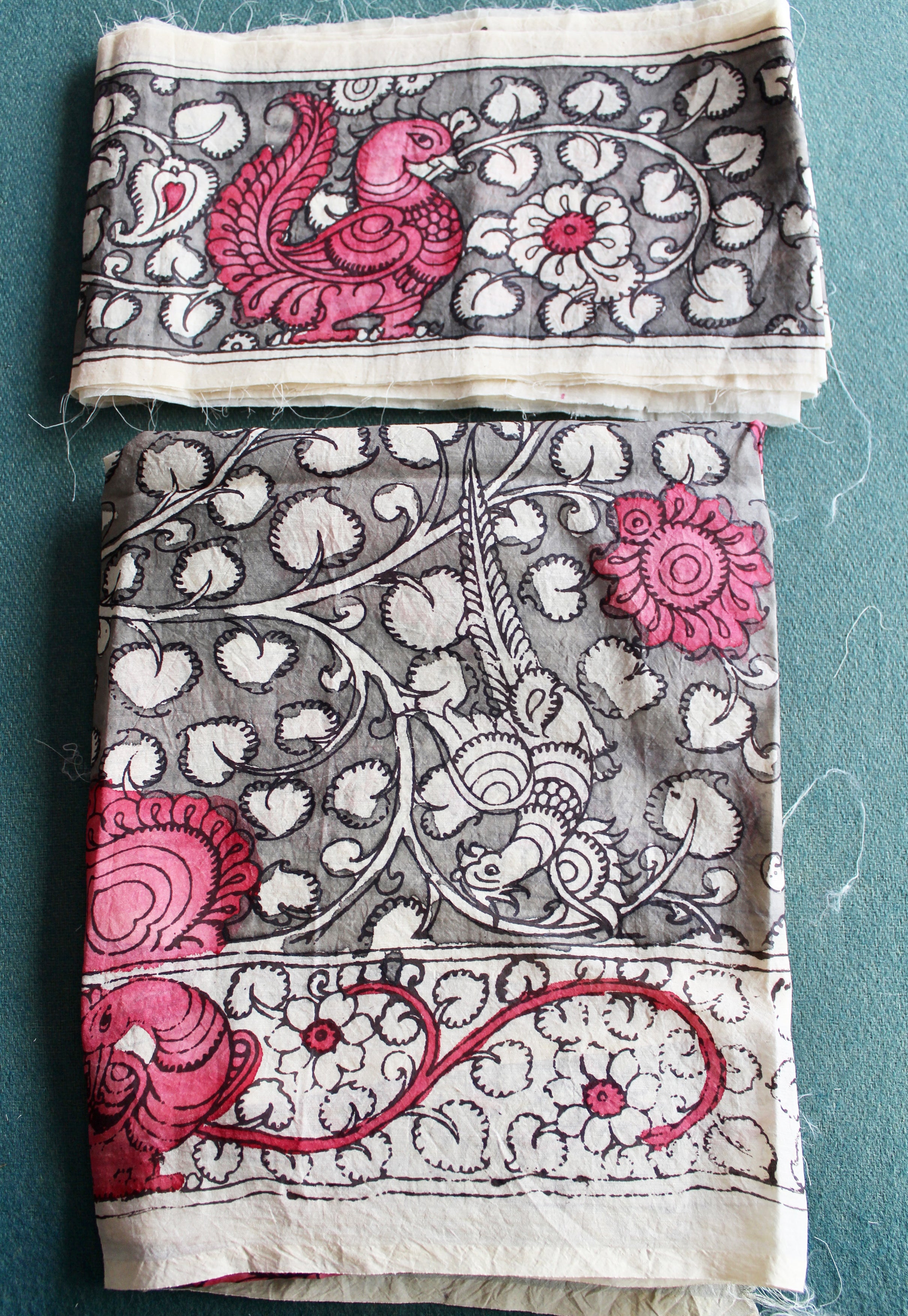 Blouse & Border set in silk