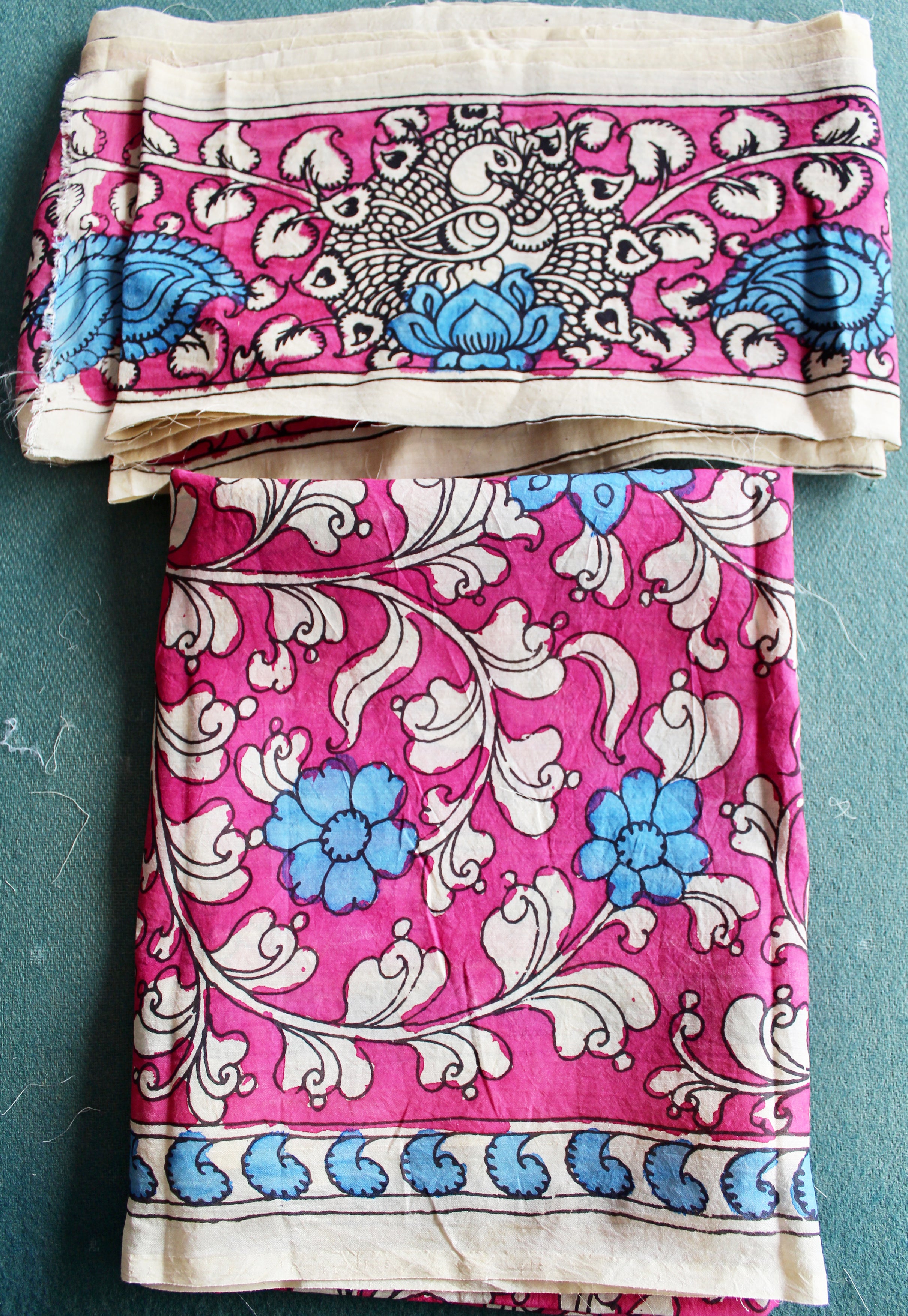 Blouse & Border set in silk