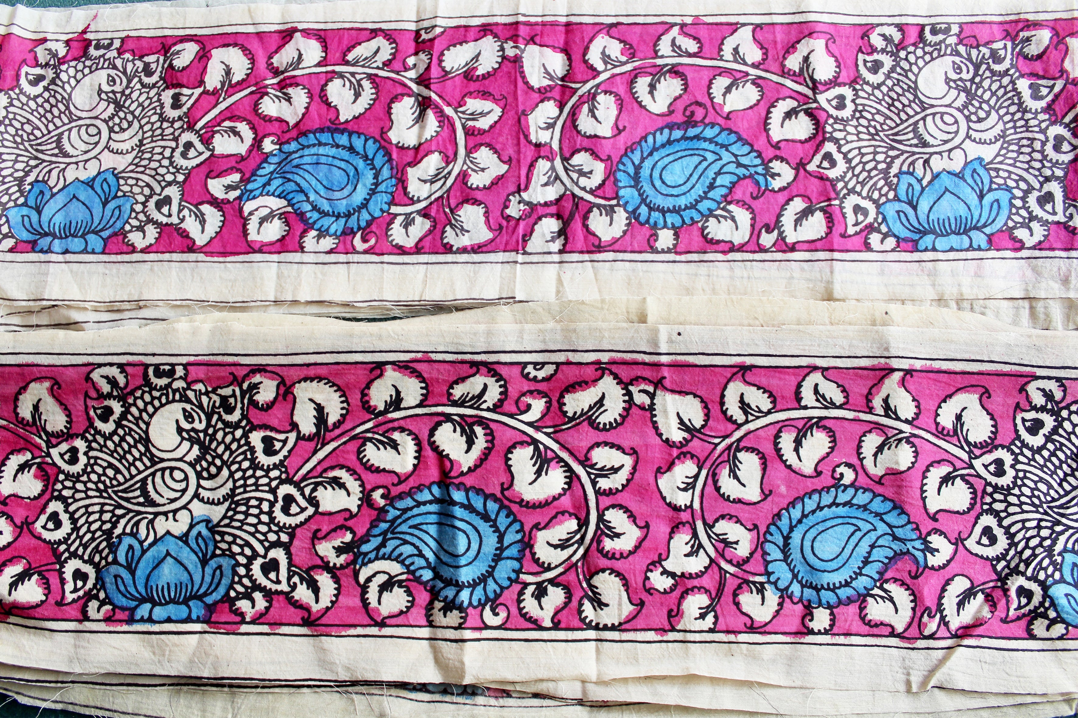 Blouse & Border set in silk