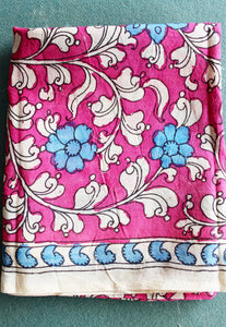 Silk kalamkari blouse fabric