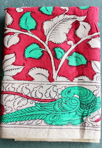 Cotton kalamkari blouse fabric