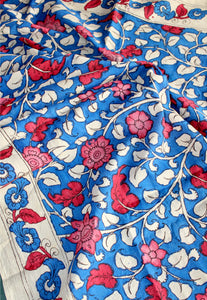 Cotton kalamkari blouse fabric