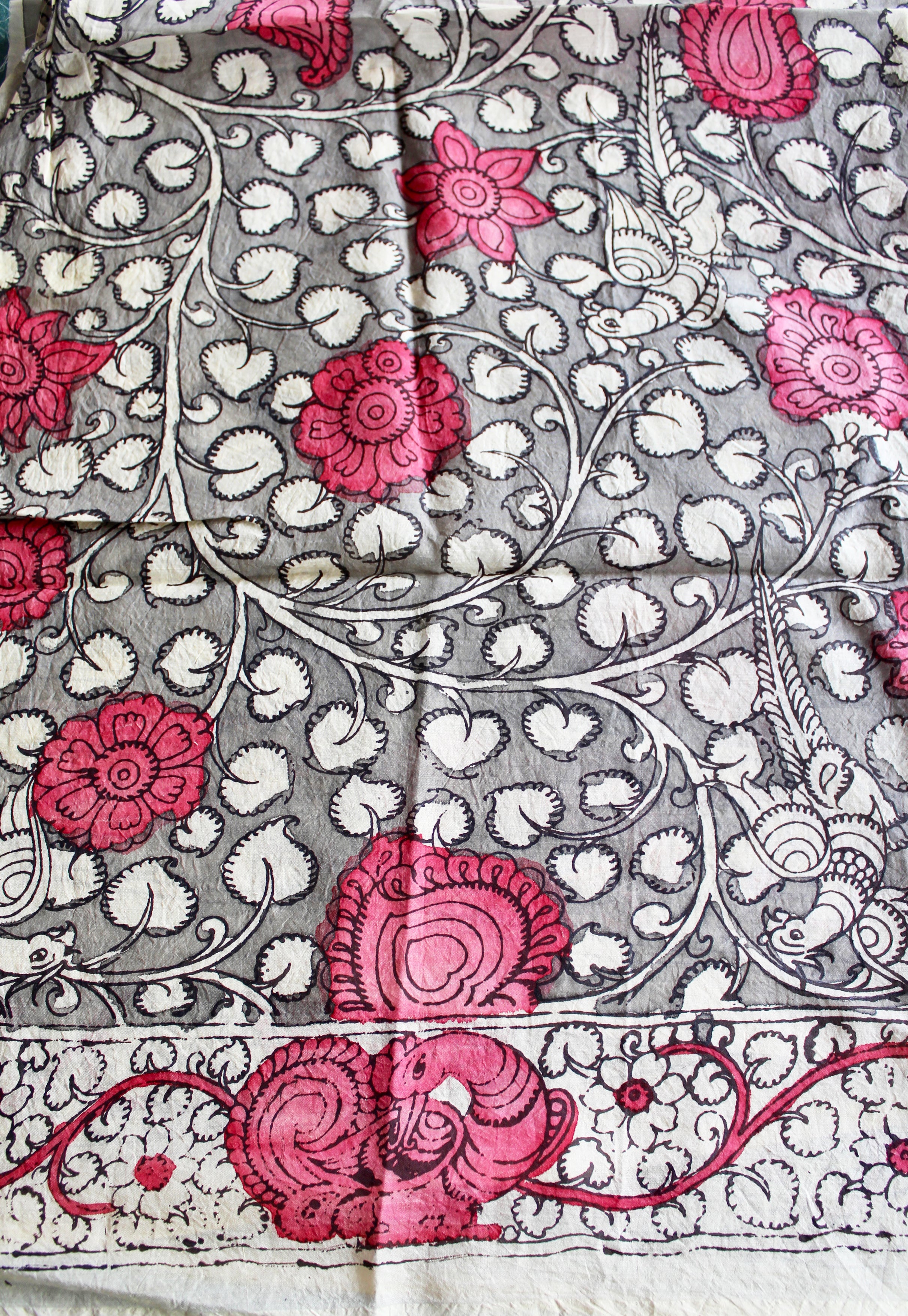 Blouse & Border set in silk