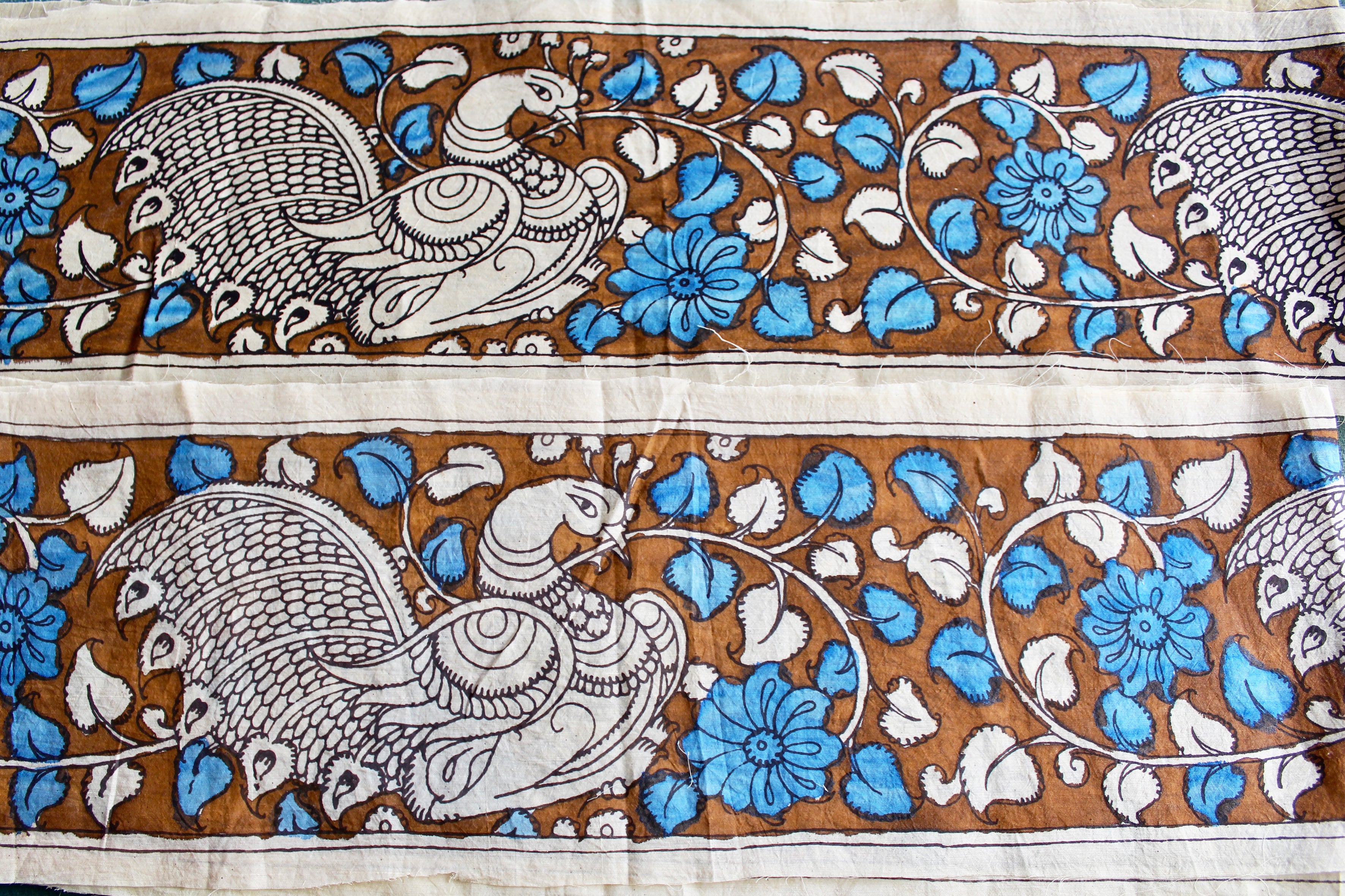 Blouse & Border set in silk