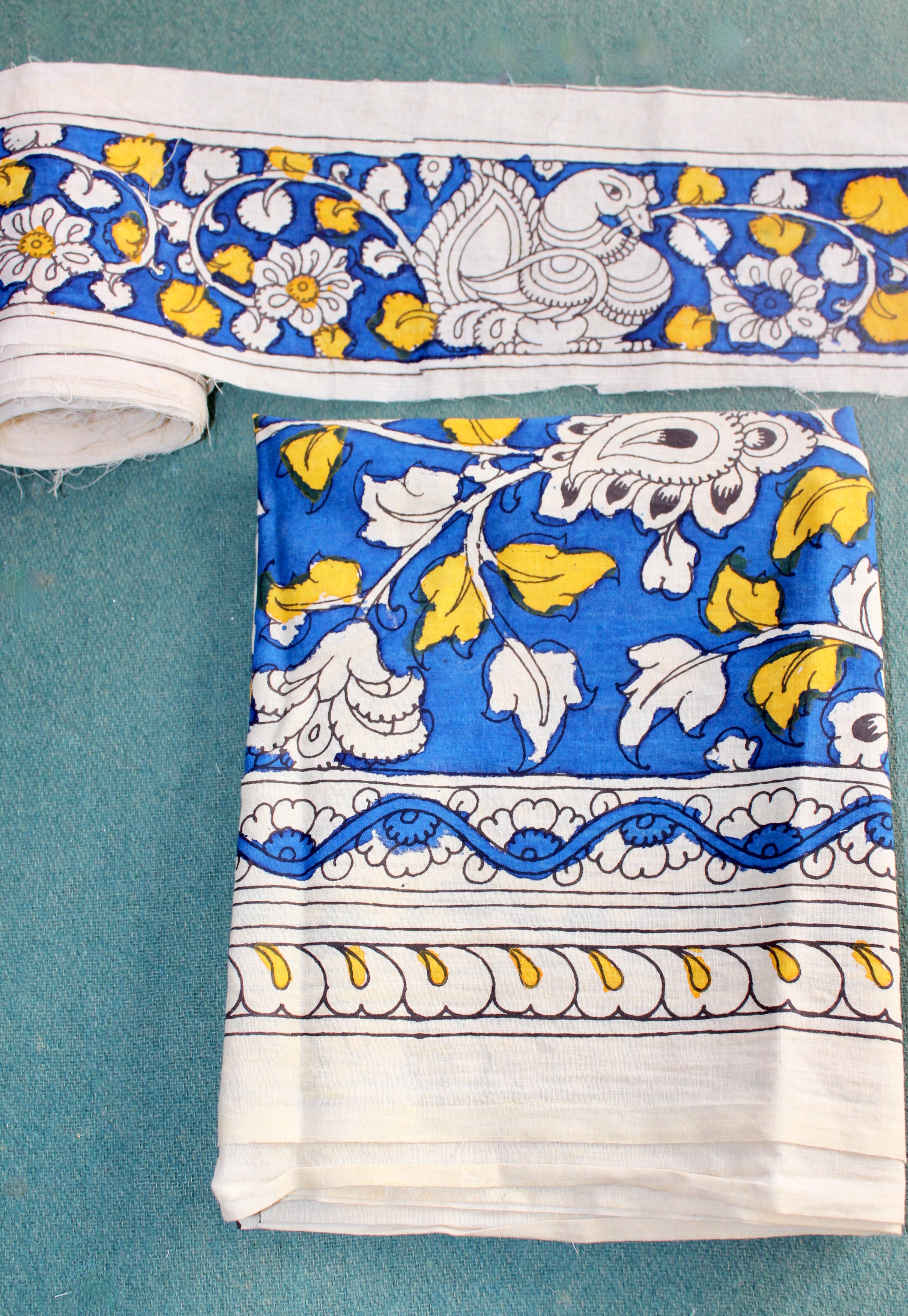Blouse & Border set in cotton