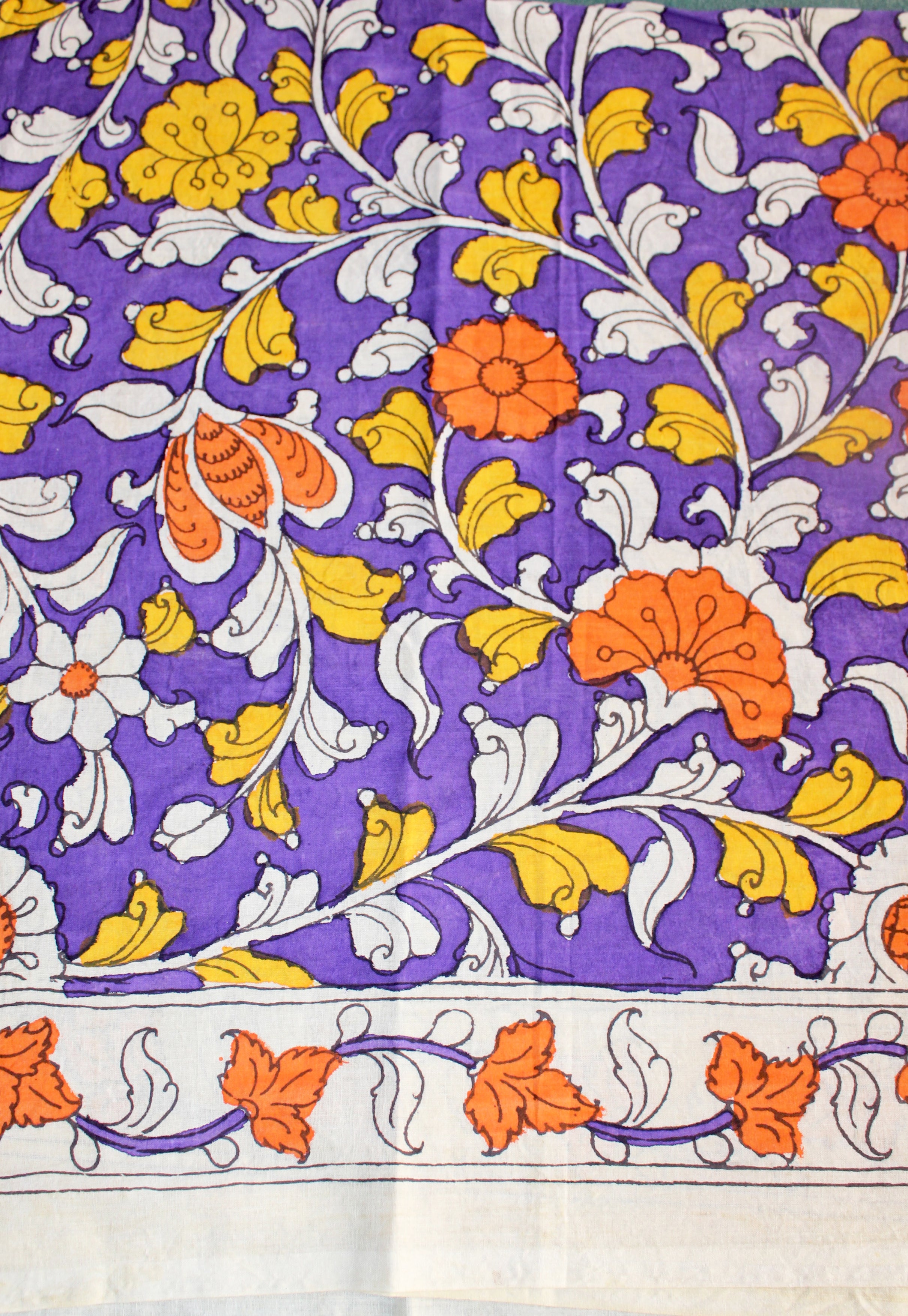 Blouse & Border set in cotton
