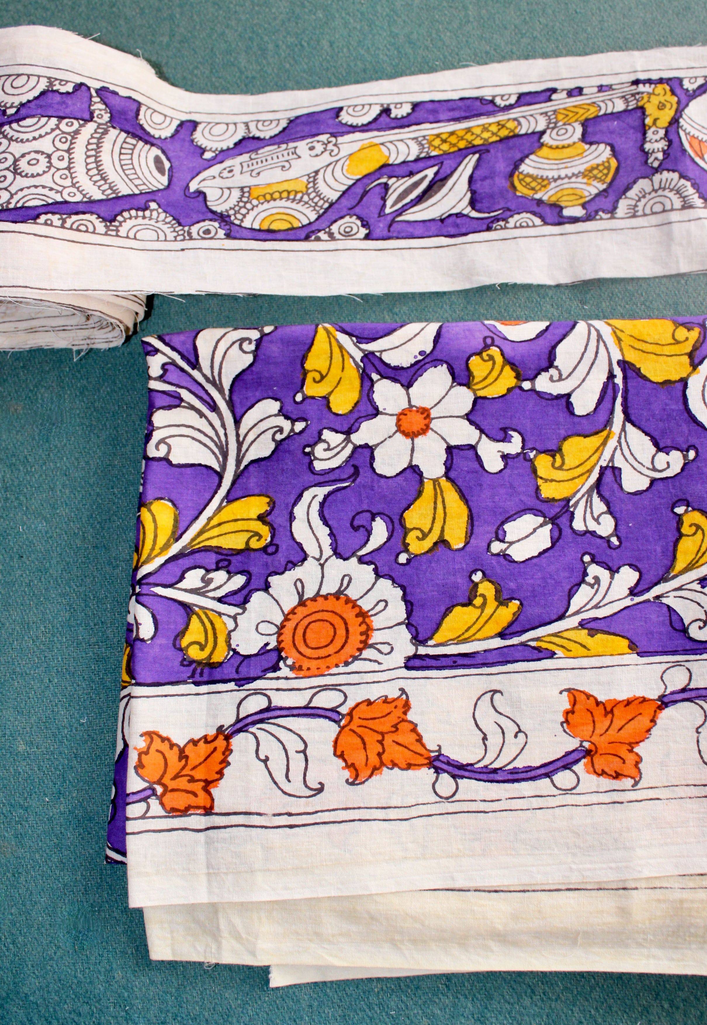 Blouse & Border set in cotton