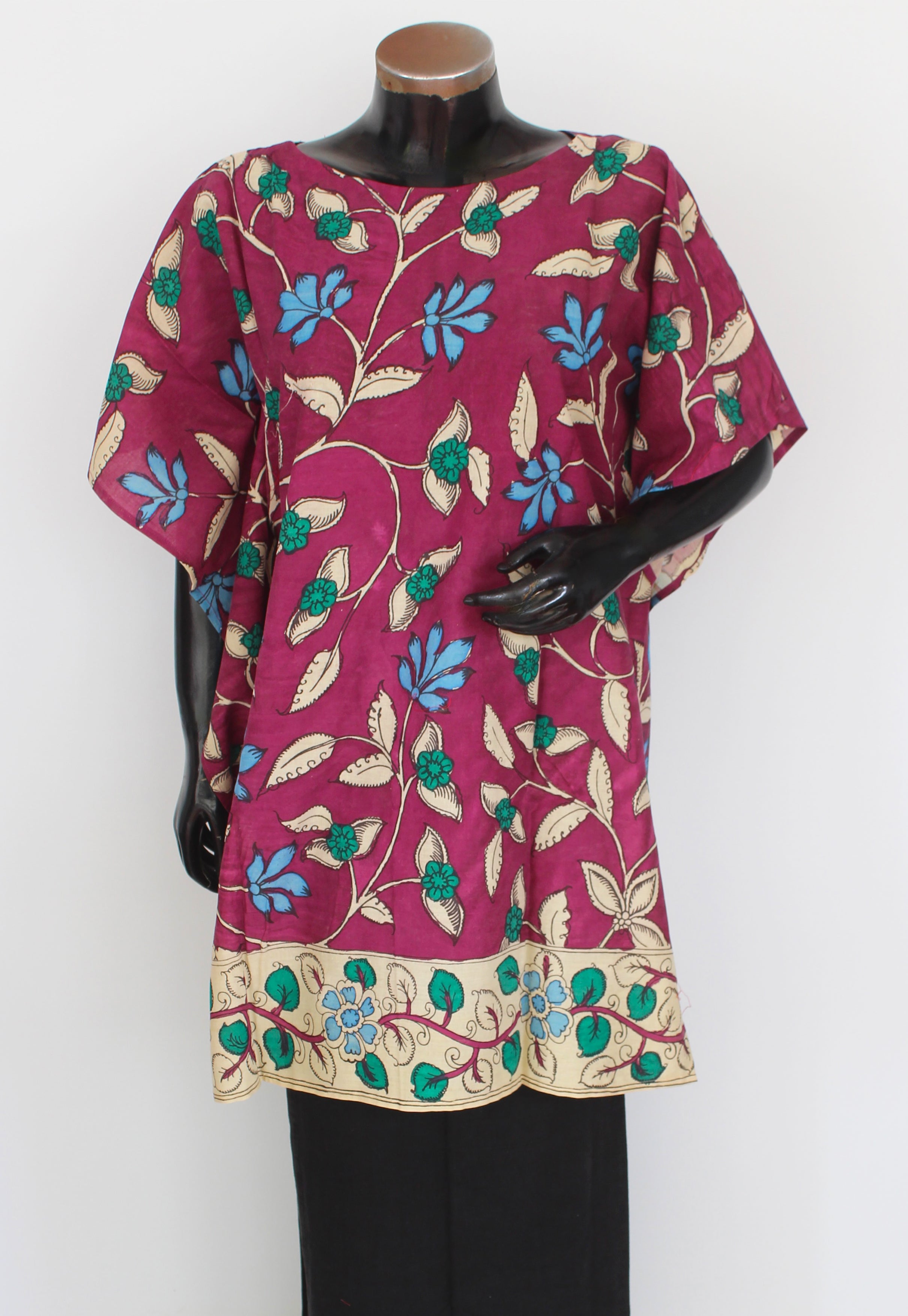 Cotton kalamkari kaftan