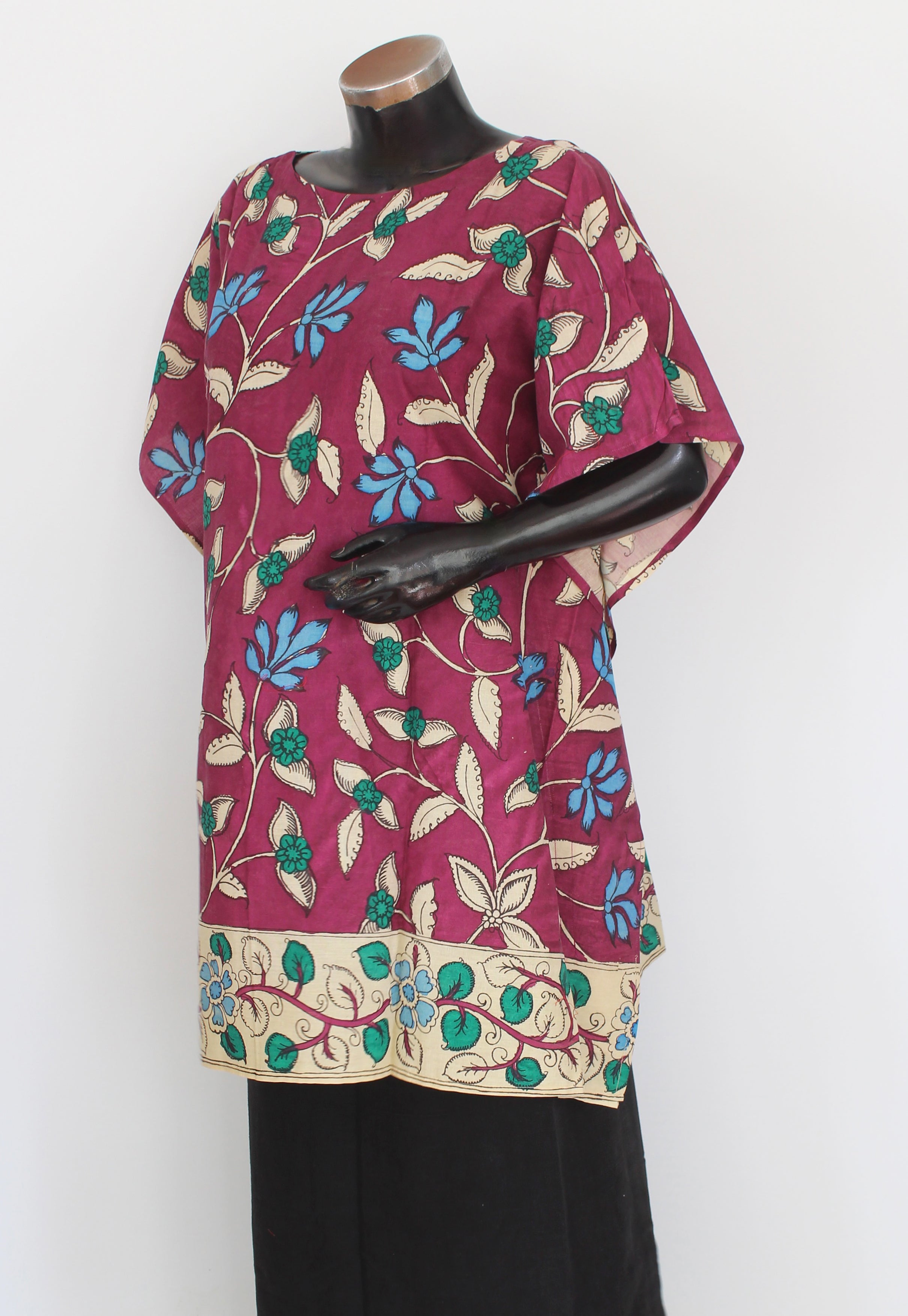 Cotton kalamkari kaftan