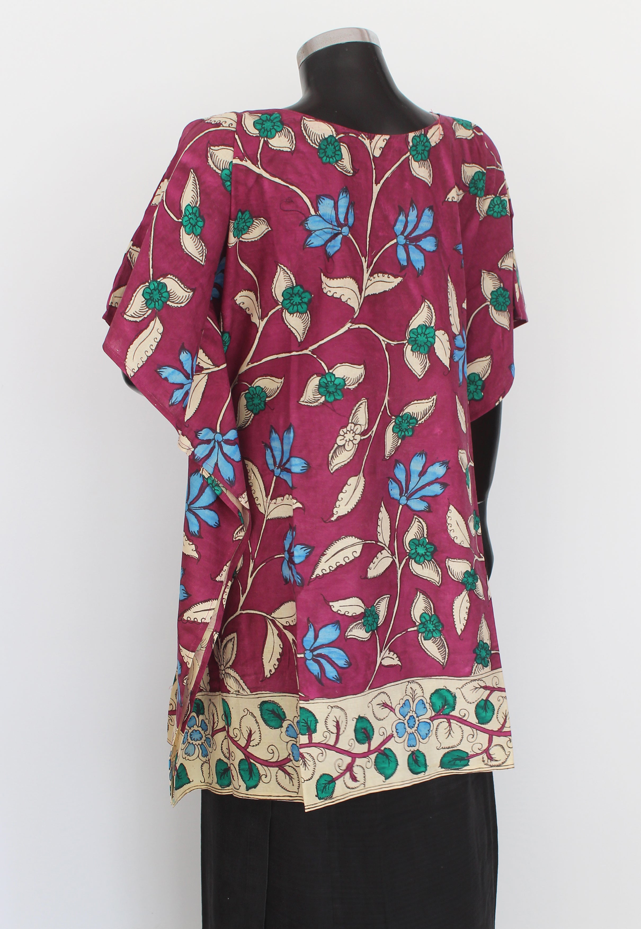 Cotton kalamkari kaftan