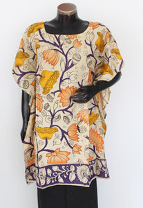 Cotton kalamkari Kaftan