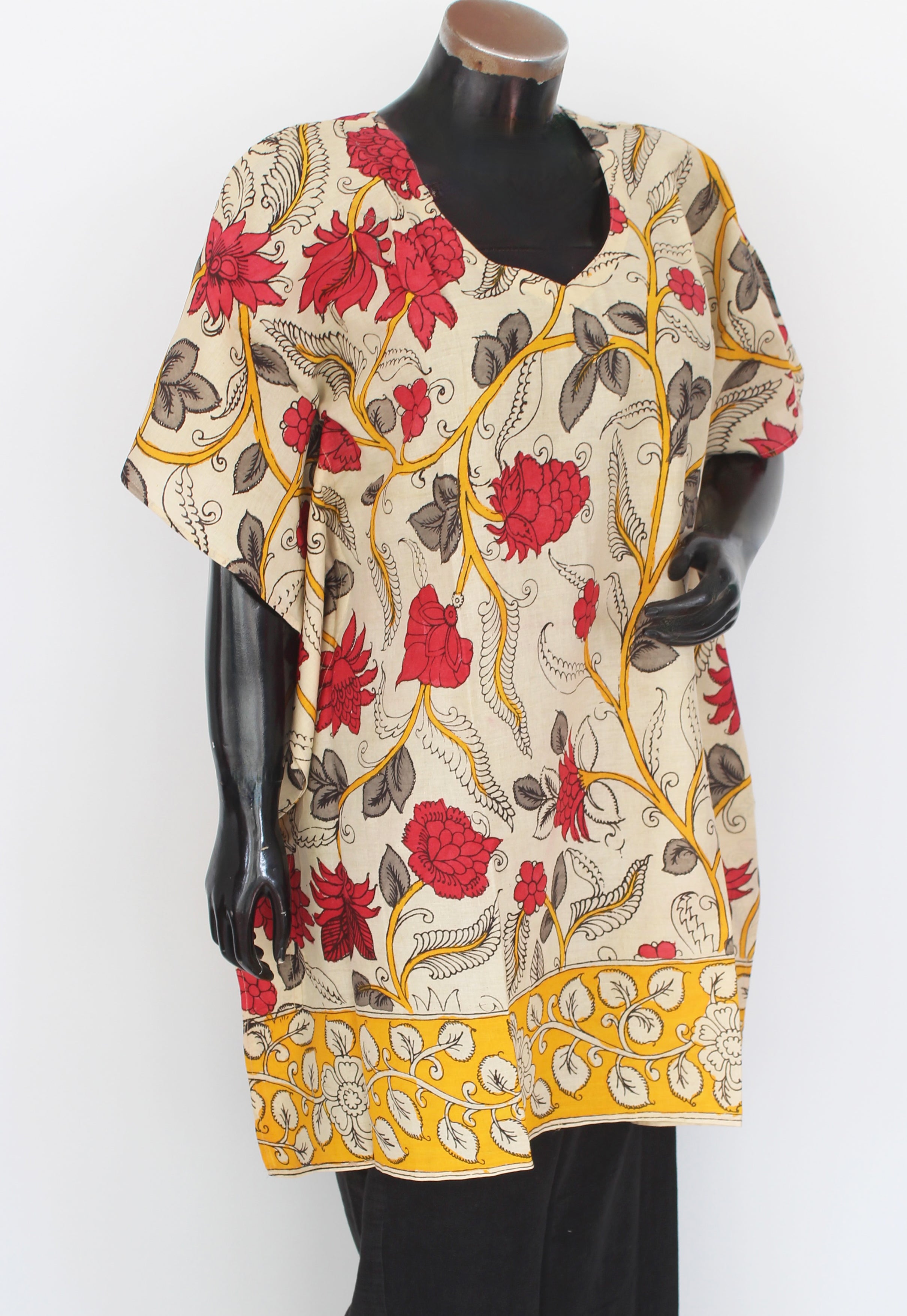 Cotton Kalamkari Kaftan
