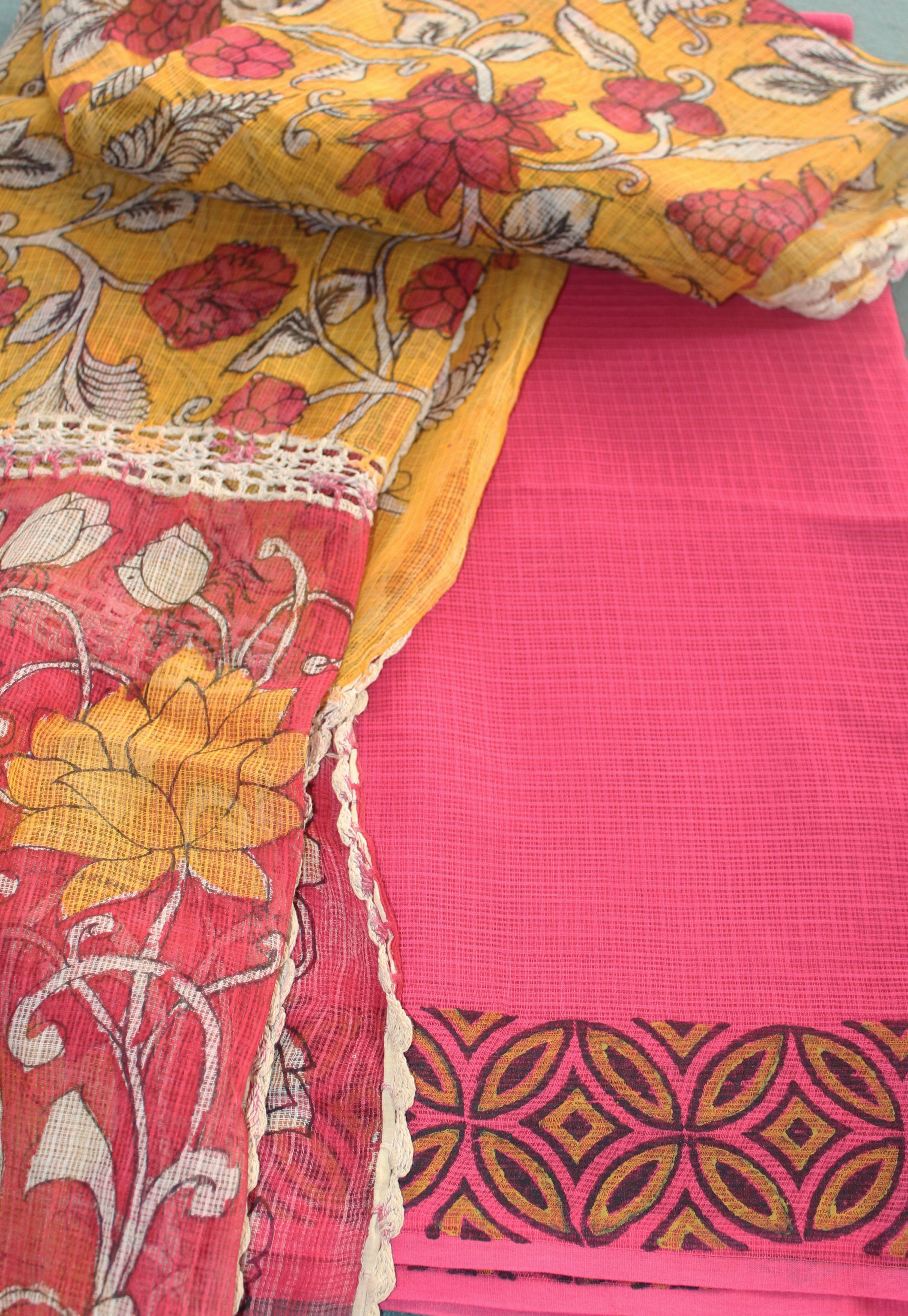 Kota Kalamkari duppatta set