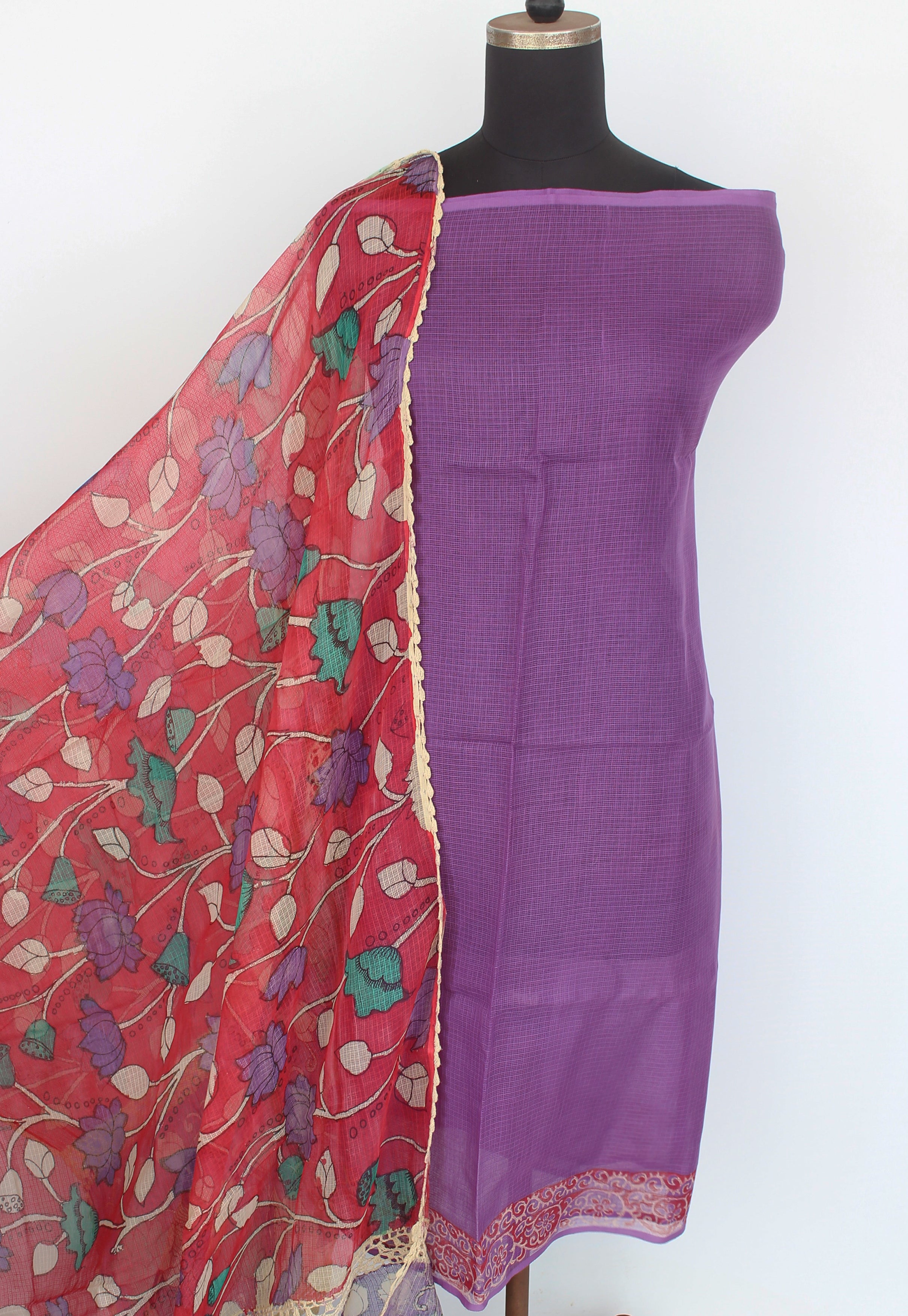 Kota Kalamkari duppatta set