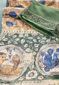 Kota Kalamkari duppatta set