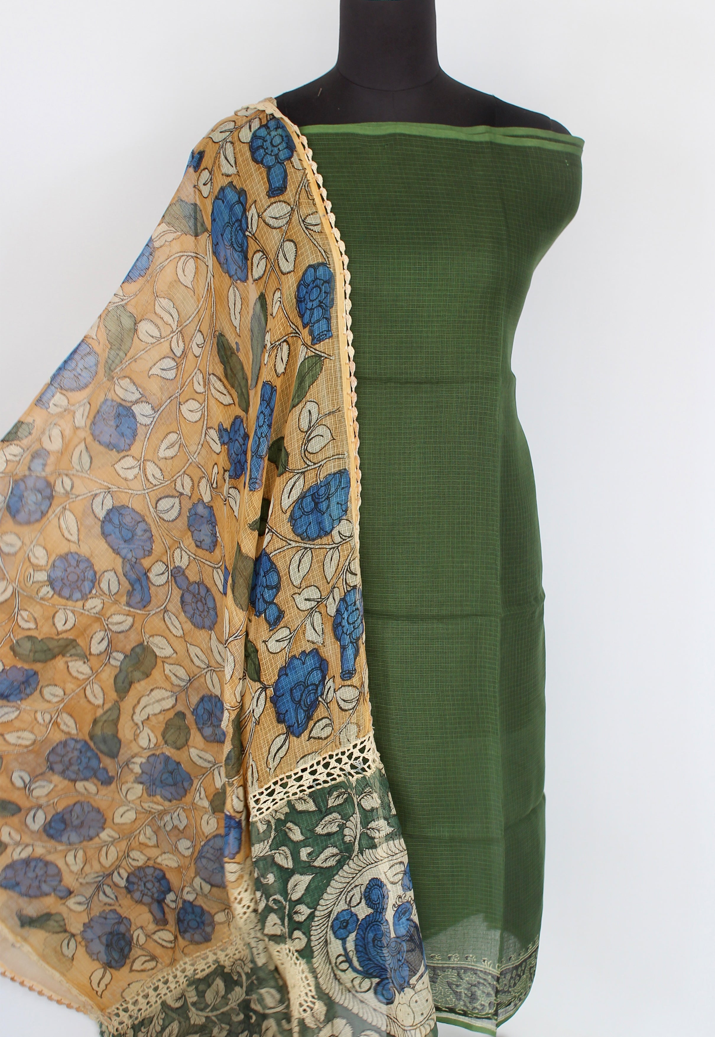 Kota Kalamkari duppatta set