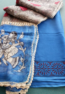 Kota Kalamkari duppatta set