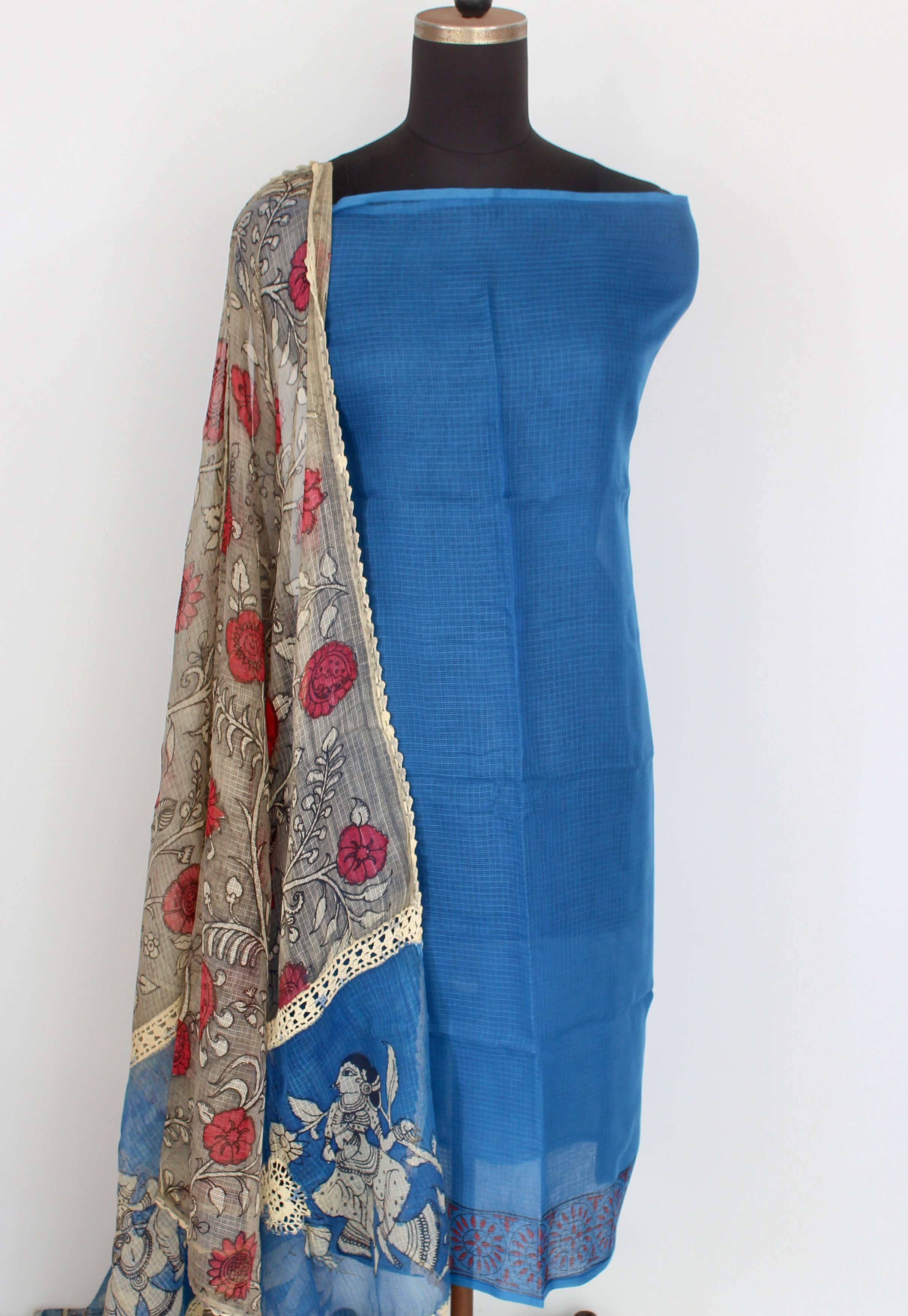 Kota Kalamkari duppatta set