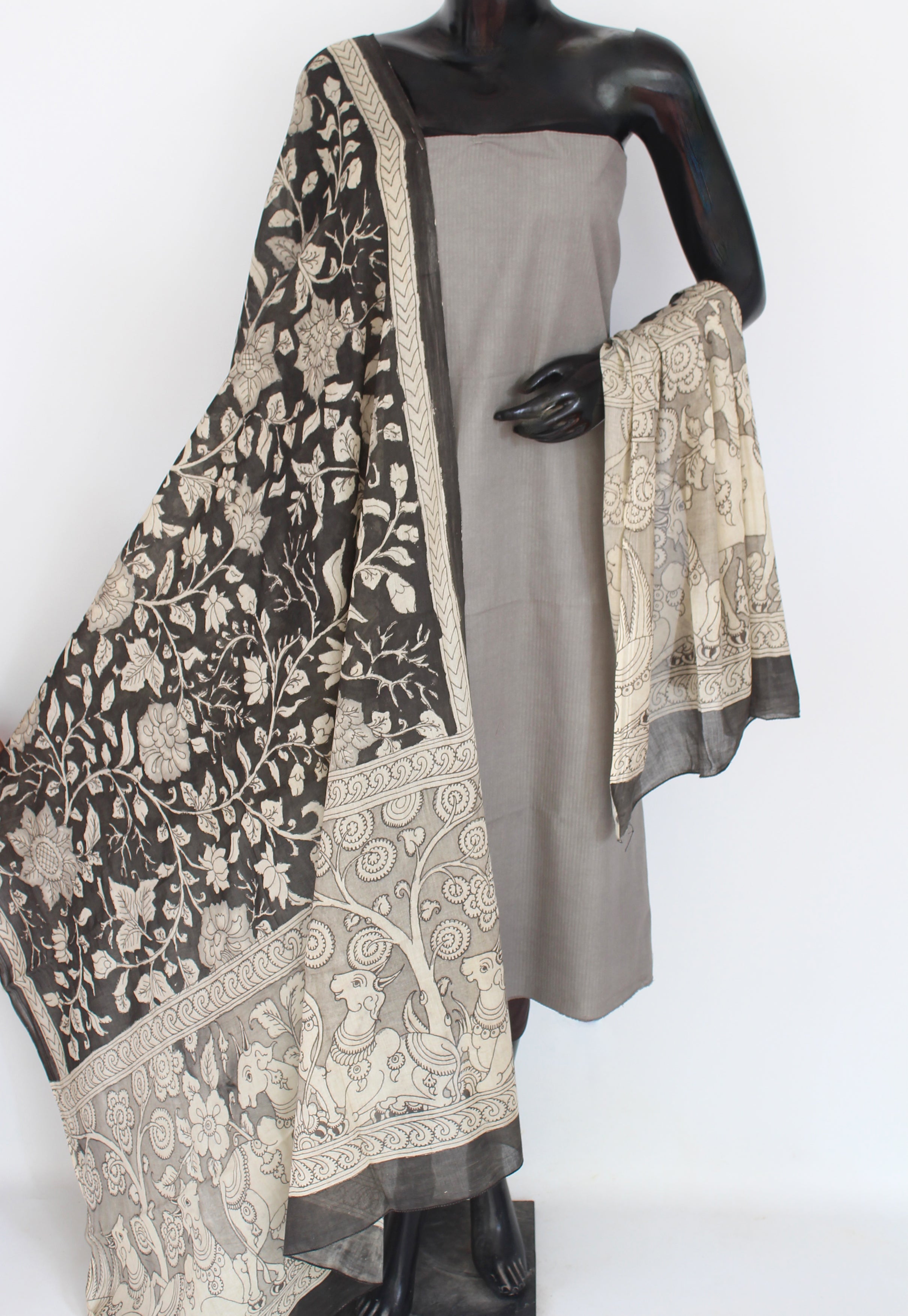 Cotton kurta-duppatta set