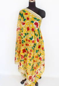 Silk kalamkari duppatta
