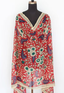 Silk kalamkari duppatta