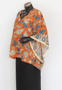Silk kalamkari kaftan