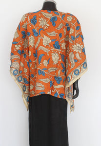 Silk kalamkari kaftan