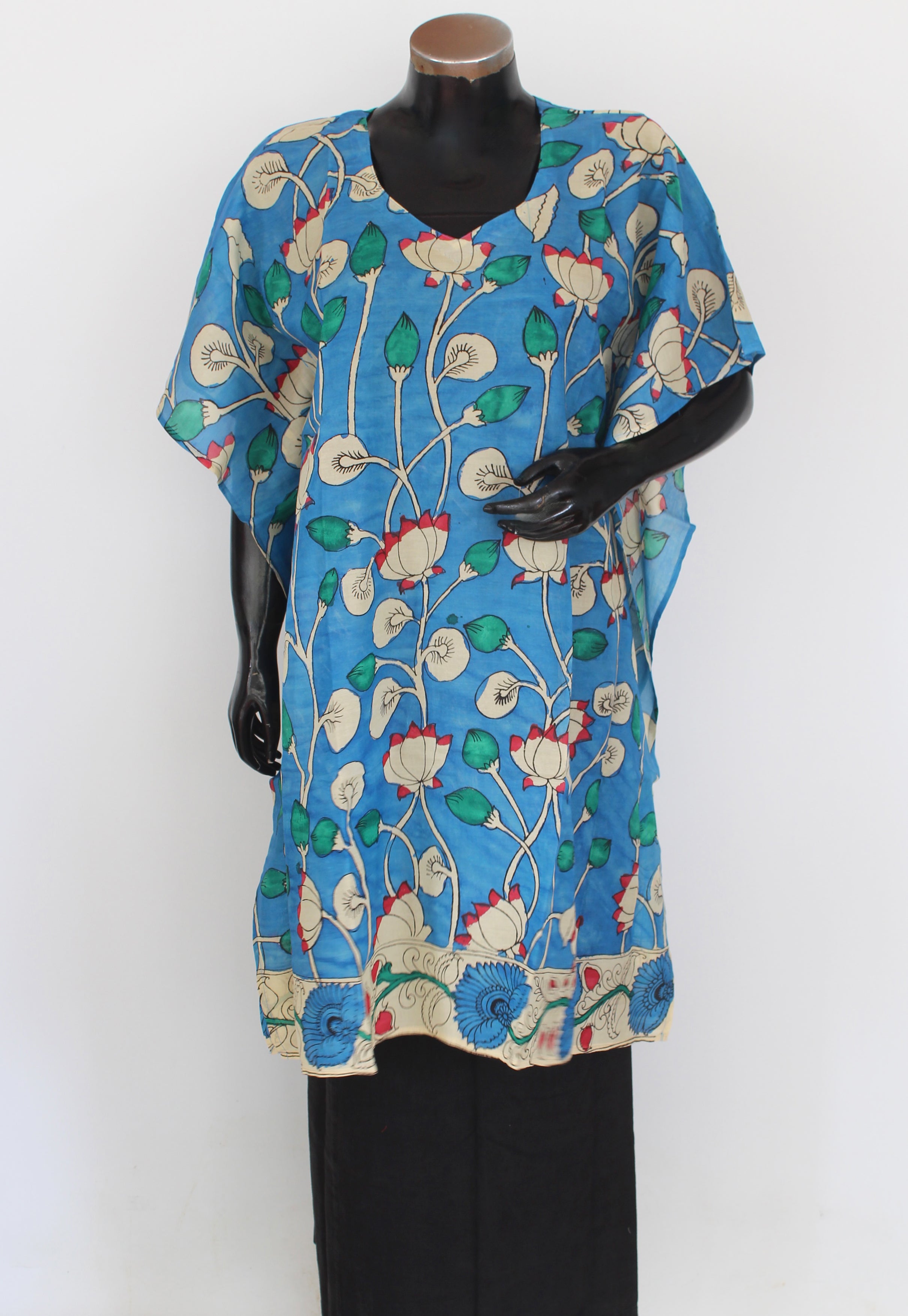 Silk Kalamkari Kaftan