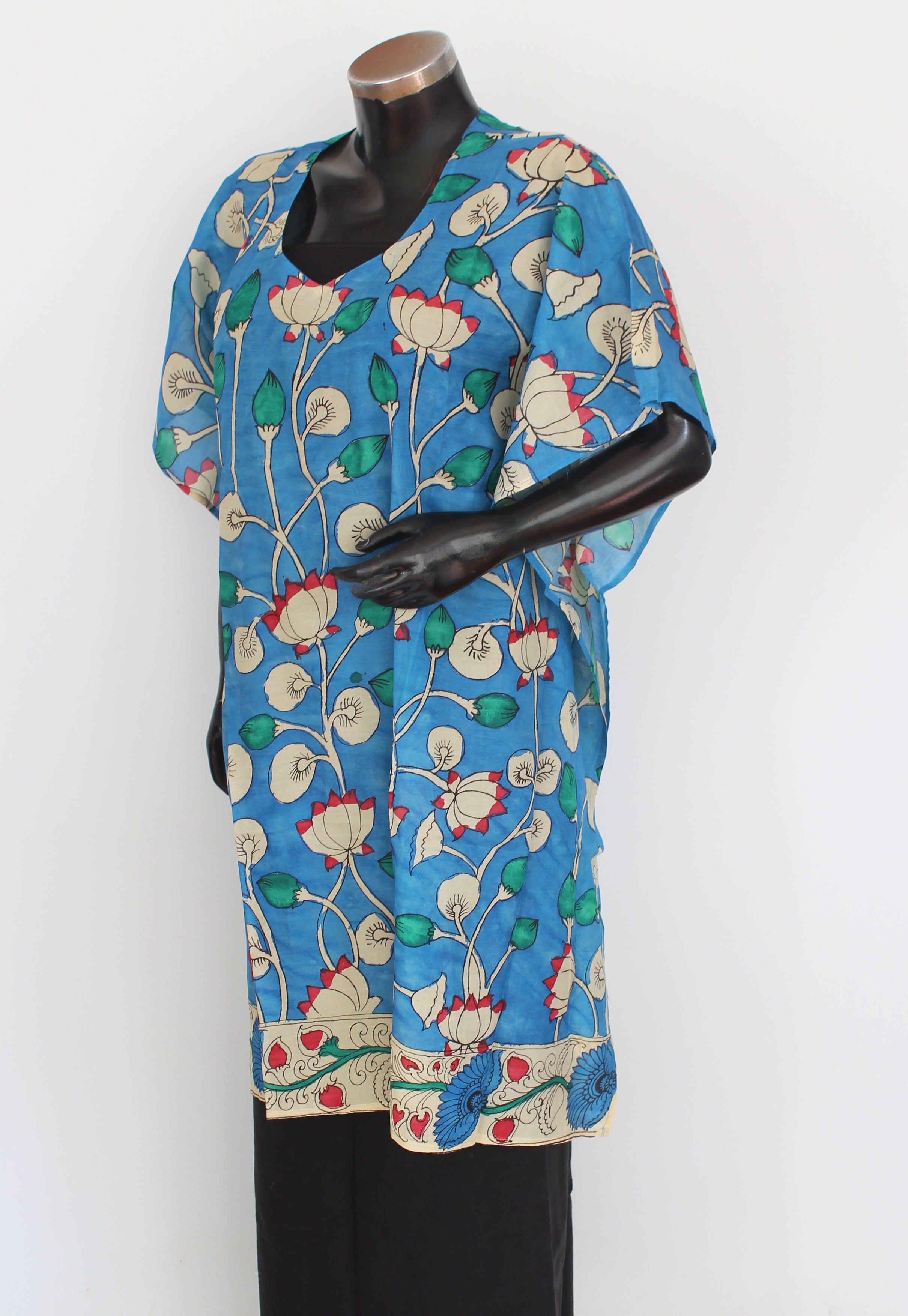 Silk Kalamkari Kaftan