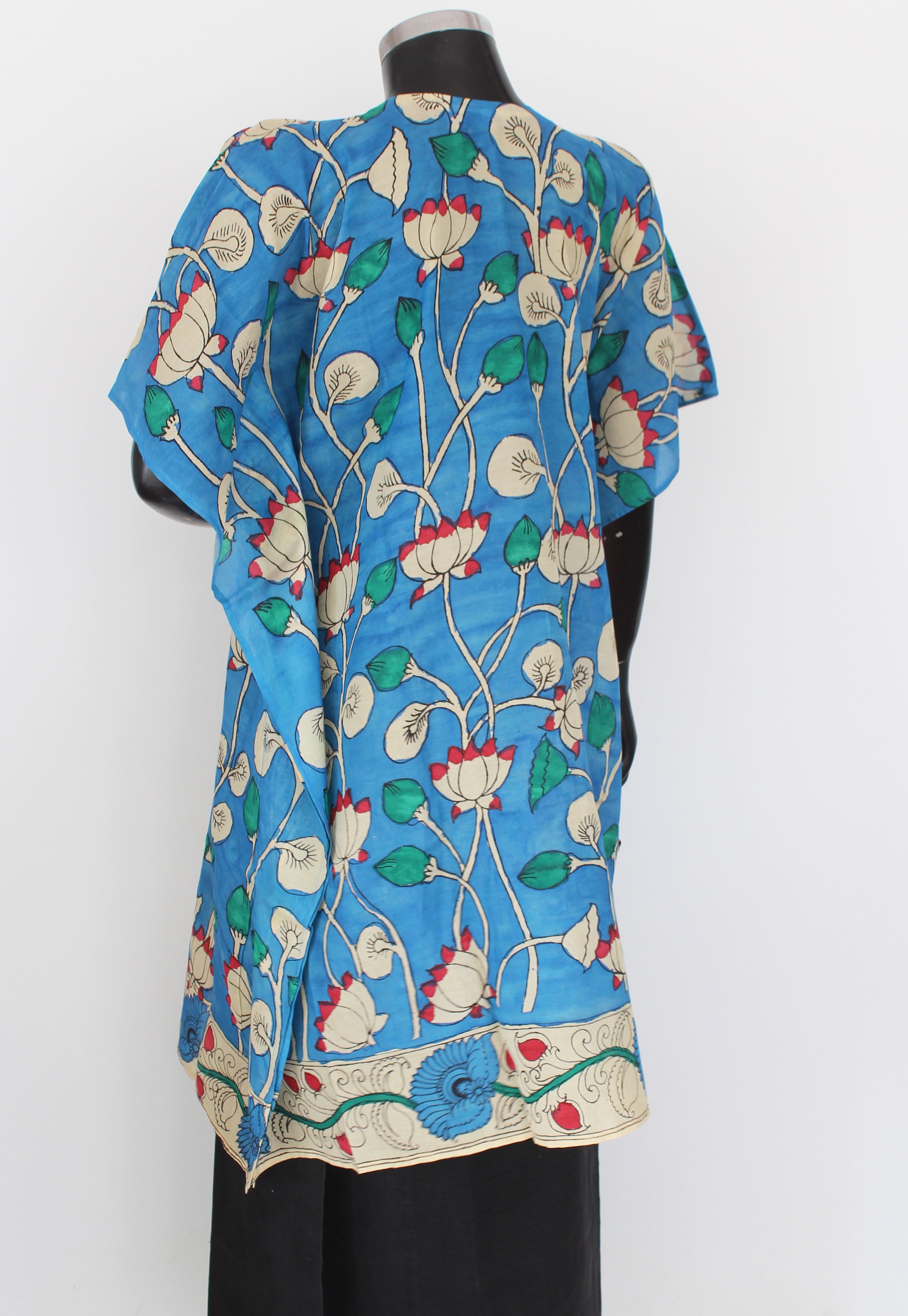 Silk Kalamkari Kaftan