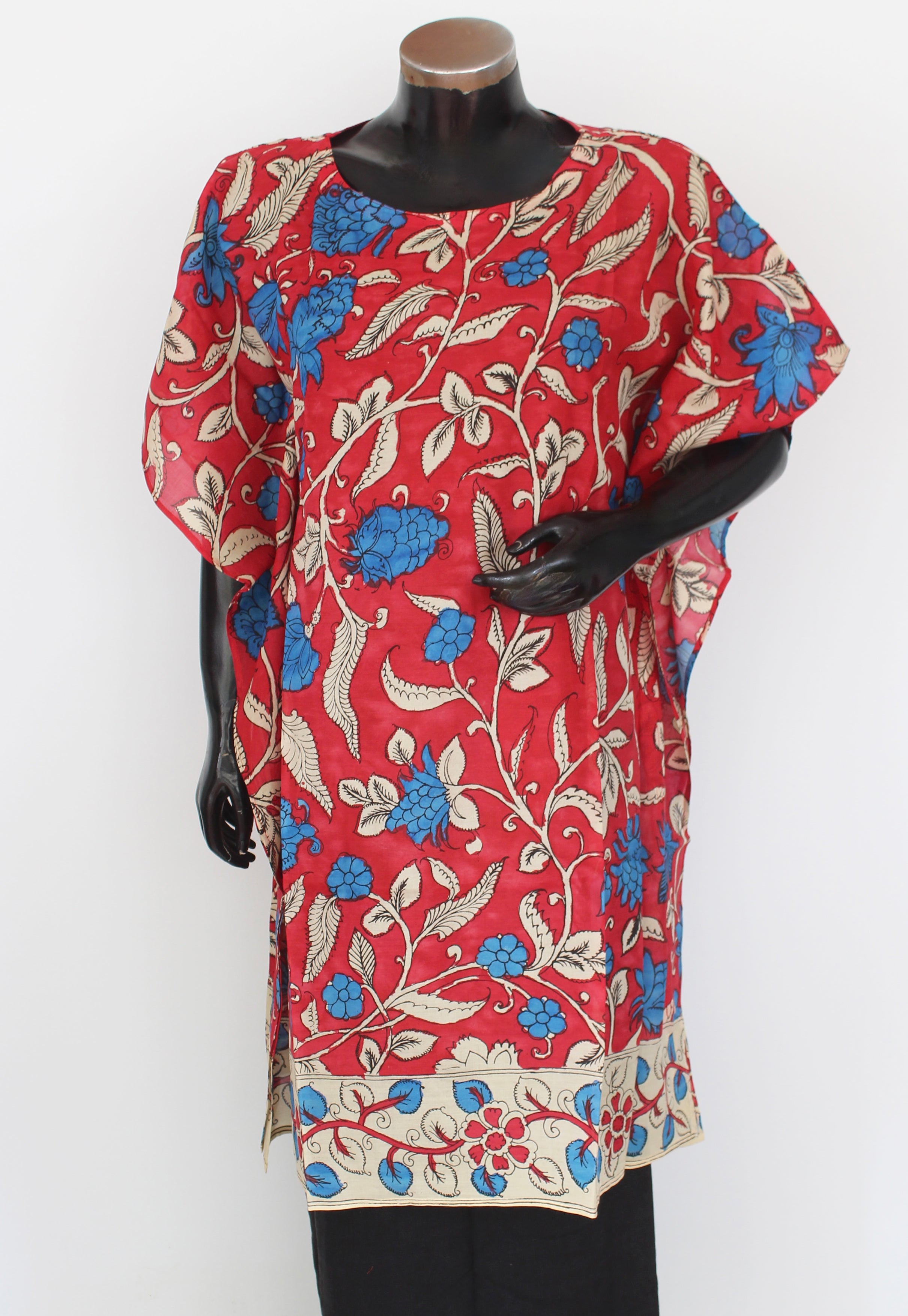 Silk Kalamkari Kaftan