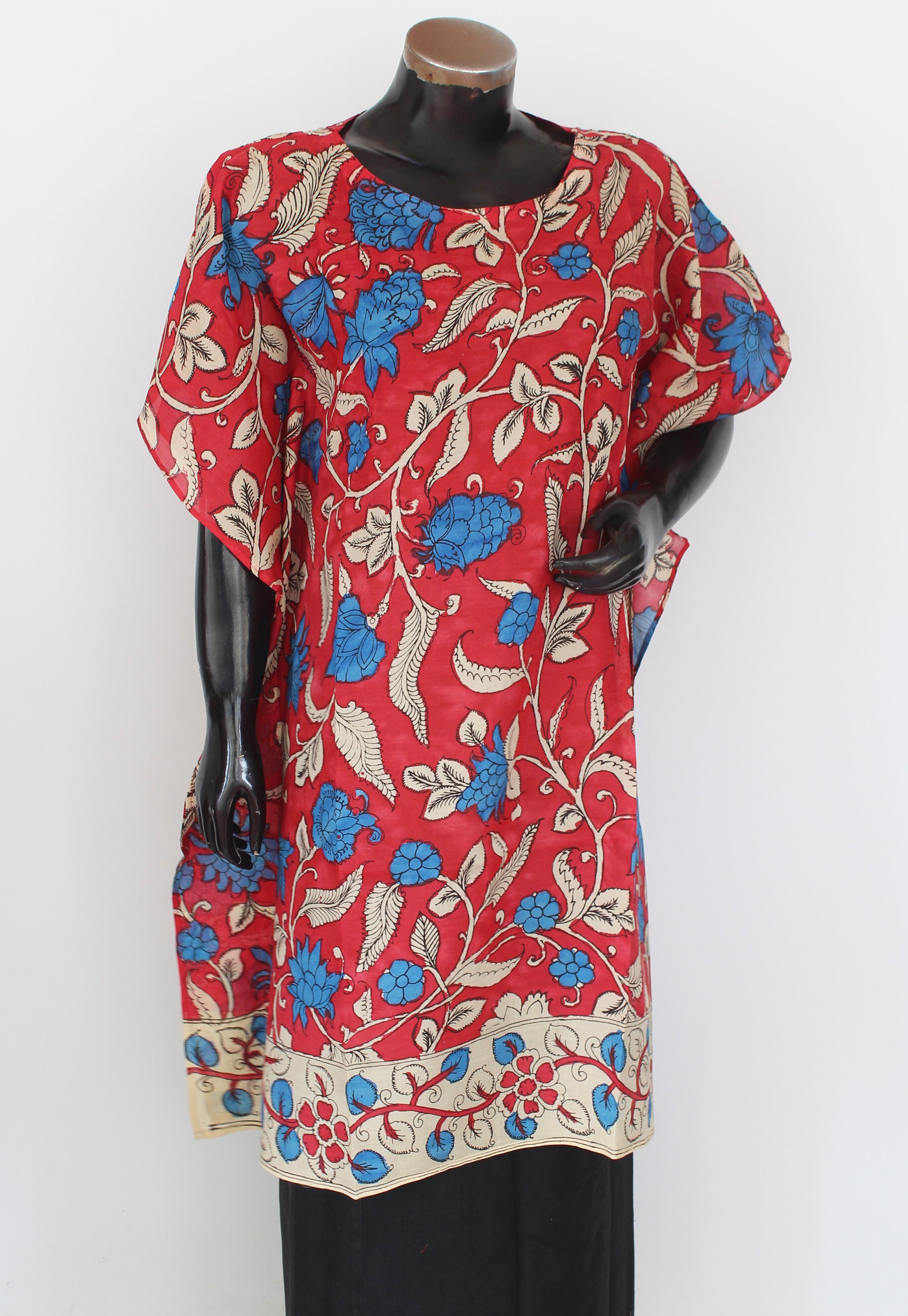 Silk Kalamkari Kaftan