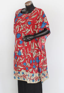 Silk Kalamkari Kaftan