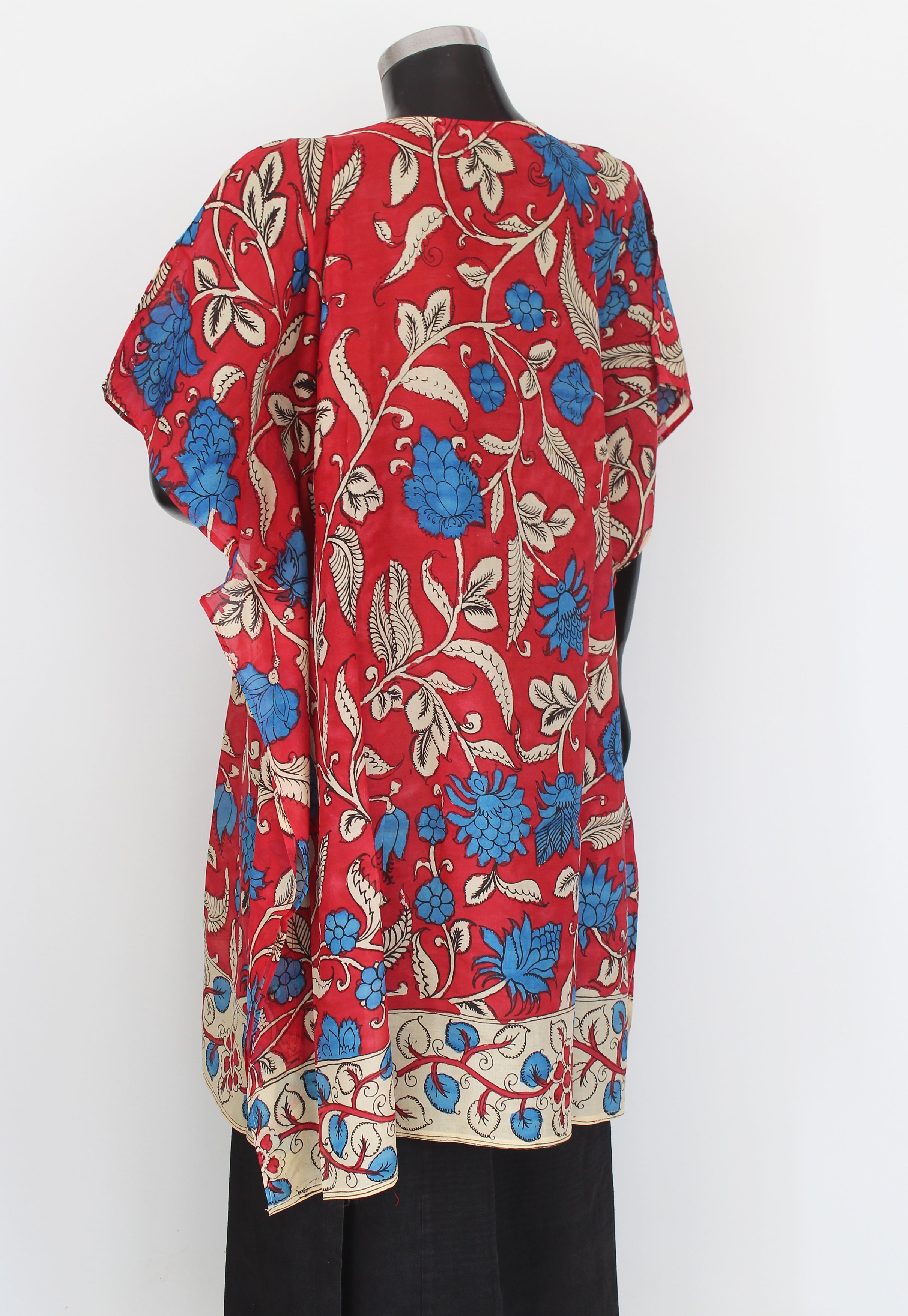 Silk Kalamkari Kaftan