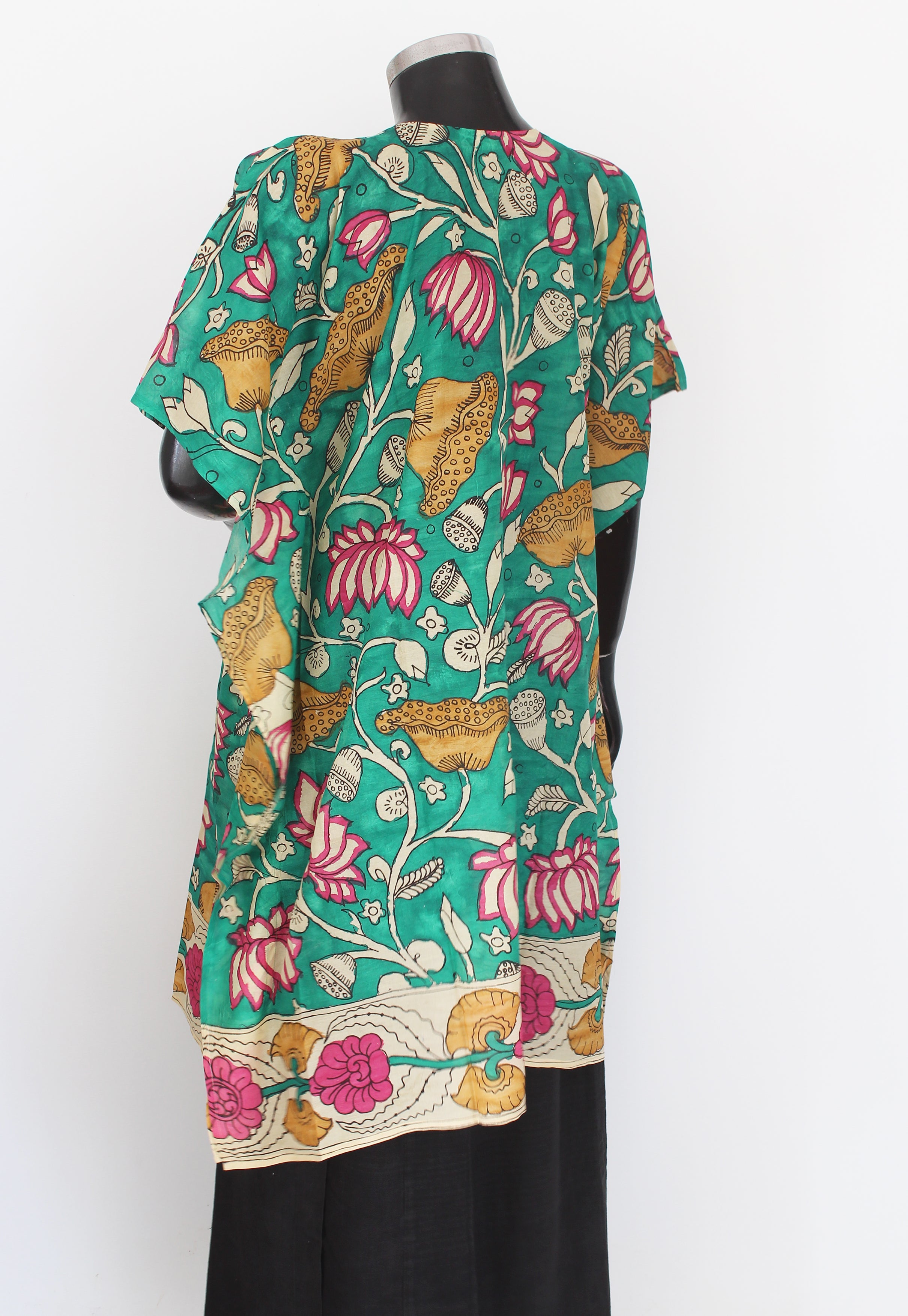 Silk Kalamkari Kaftan