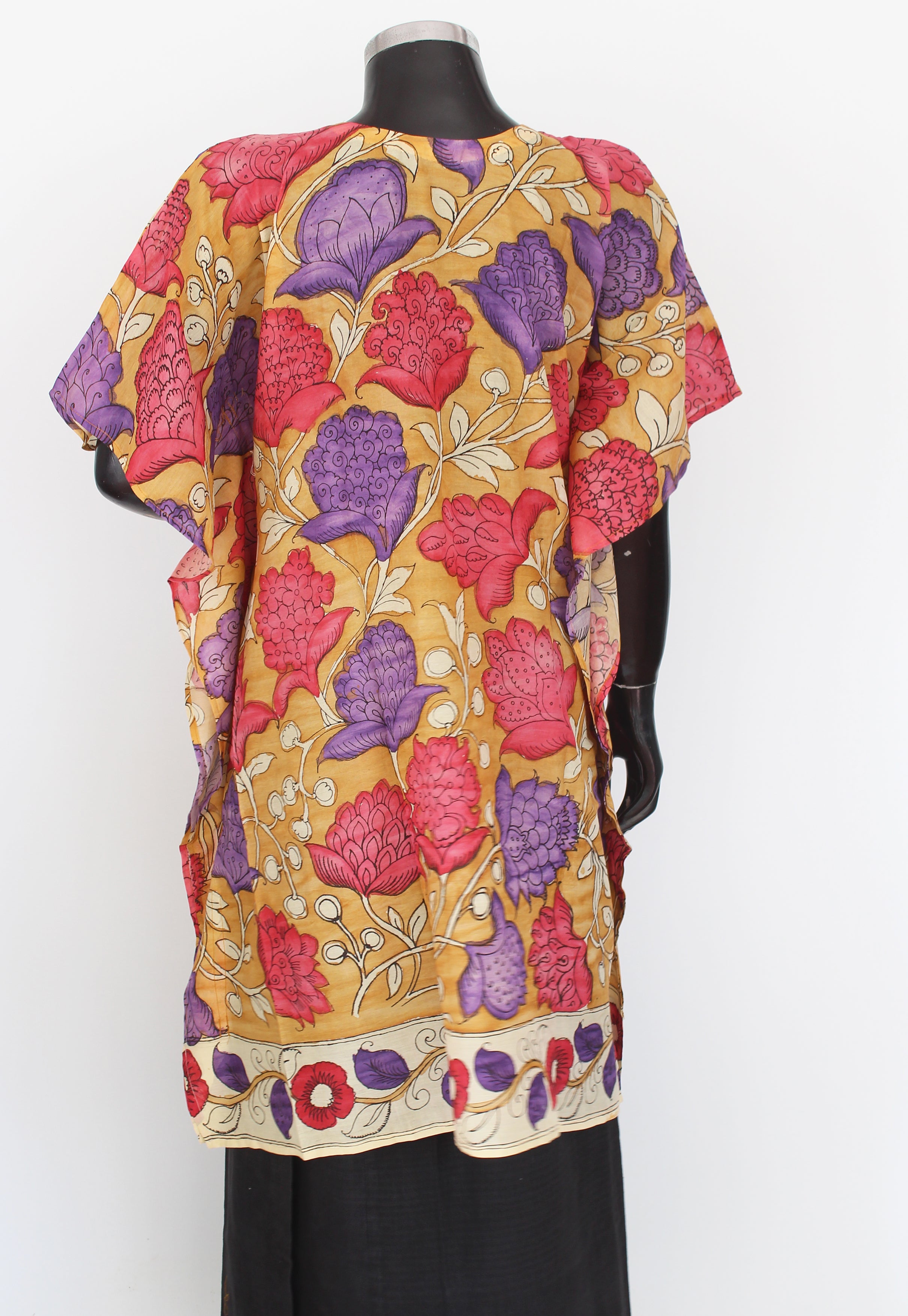 Silk Kalamkari Kaftan